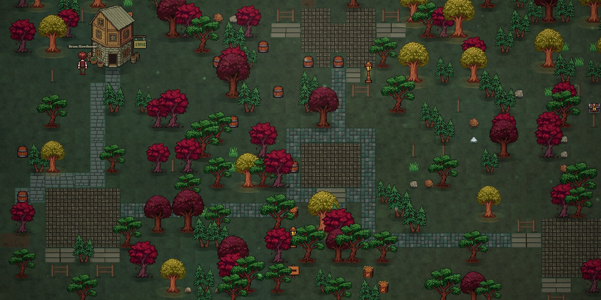 Moss Grove — the glowing mire pits